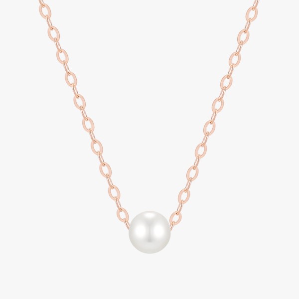 14K 18K 사티네 담수진주 목걸이 SABCN124 &gt; 목걸이