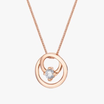 14K 18K 엔젤링 1부 다이아 목걸이 프로포즈 기념일 선물 > Diamond