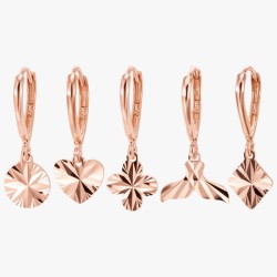 14K 스타컷팅 데일리 드롭 귀걸이 > 귀걸이