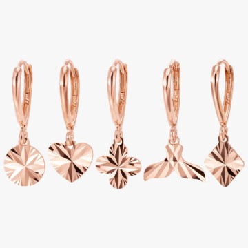 14K 스타컷팅 데일리 드롭 귀걸이 > 귀걸이